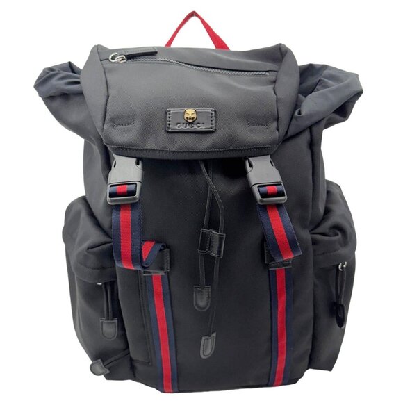 Gucci  Techpack Techno Canvas Backpack Black 429037 - Picture 1 of 16